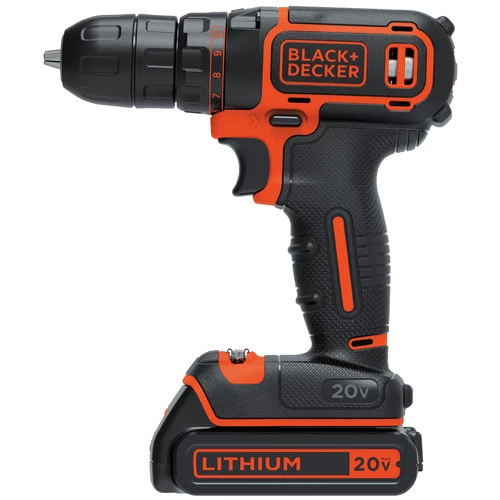 Black & Decker BDCDD120C 20V MAX Lithium-Ion 3/8 In. Cordless Drill Driver Kit (1.5 Ah) 2 Black & Decker BDCDD120C 20V MAX Lithium-Ion 3/8 In. Cordless Drill Driver Kit (1.5 Ah) - Image 2