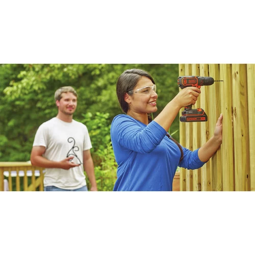 Black & Decker BDCDD120C 20V MAX Lithium-Ion 3/8 In. Cordless Drill Driver Kit (1.5 Ah) 7 Black & Decker BDCDD120C 20V MAX Lithium-Ion 3/8 In. Cordless Drill Driver Kit (1.5 Ah) - Image 7