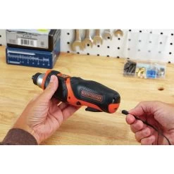 Black & Decker BDCS40BI 4V MAX Li-Ion Pivoting Screwdriver -Tool Store bdknbdcs40bi f