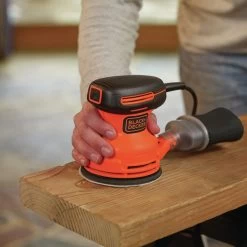 Black & Decker BDERO100 120V 2 Amp Brushed 5 In. Corded Random Orbit Sander -Tool Store bdknbdero100 j