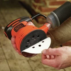 Black & Decker BDERO100 120V 2 Amp Brushed 5 In. Corded Random Orbit Sander -Tool Store bdknbdero100 k