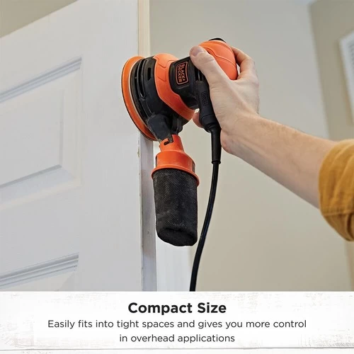 Black & Decker BDERO200AEV 2.4 Amp 5 In. Corded Random Orbit Sander 6 Black & Decker BDERO200AEV 2.4 Amp 5 In. Corded Random Orbit Sander - Image 6