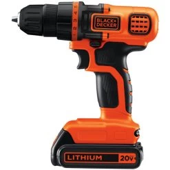 Black & Decker LDX120C 20V MAX Lithium-Ion 3/8 In. Cordless Drill Driver Kit (1.5 Ah) 17 Black & Decker LDX120C 20V MAX Lithium-Ion 3/8 In. Cordless Drill Driver Kit (1.5 Ah) -Tool Store bdknldx120c a