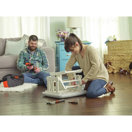 Black & Decker LDX120PK 20V MAX Lithium-Ion 3/8 In. Cordless Drill Driver Kit With 68-Piece Project Set (3 Ah) 8 Black & Decker LDX120PK 20V MAX Lithium-Ion 3/8 In. Cordless Drill Driver Kit With 68-Piece Project Set (3 Ah) - Image 8