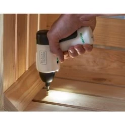 Black & Decker REVSD4C Reviva 4V MAX Lithium-Ion Cordless Screwdriver Kit (1.5 Ah) -Tool Store bdknrevsd4c f