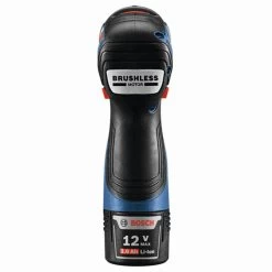Bosch GSR12V-300HXB22 12V Max Brushless Lithium-Ion Two-Speed Hex 1/4 In. Cordless Screwdriver Kit (2 Ah) -Tool Store bhsngsr12v 300hxb22 d