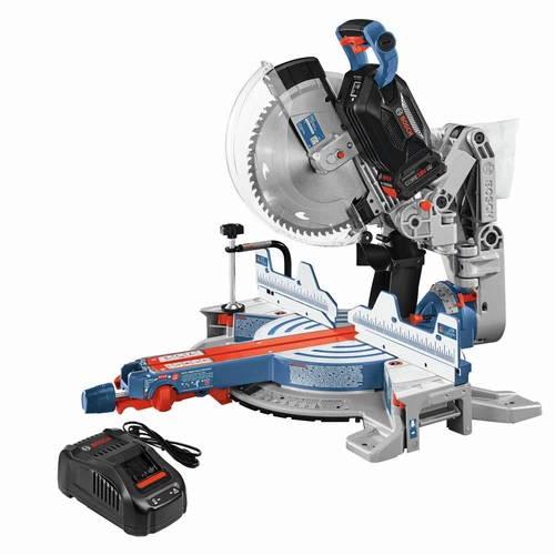 Bosch GCM18V-12GDCN14 18V PROFACTOR Brushless Lithium-Ion 12 In. Cordless Dual-Bevel Glide Miter Saw Kit (8 Ah) 1 Bosch GCM18V-12GDCN14 18V PROFACTOR Brushless Lithium-Ion 12 In. Cordless Dual-Bevel Glide Miter Saw Kit (8 Ah)