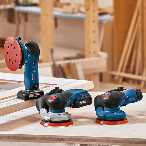 Bosch GEX18V-5B15 18V Brushless Lithium-Ion 5 In. Cordless Random Orbit Sander Kit (4 Ah) 15 Bosch GEX18V-5B15 18V Brushless Lithium-Ion 5 In. Cordless Random Orbit Sander Kit (4 Ah) - Image 15