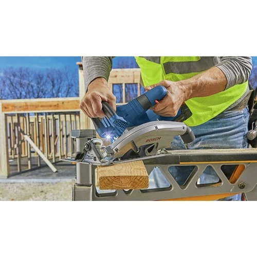 Bosch GKS18V-26LB14 18V PROFACTOR Brushless Lithium-Ion 7-1/4 In. Cordless Strong Arm Blade-Left Circular Saw Kit (8 Ah) 12 Bosch GKS18V-26LB14 18V PROFACTOR Brushless Lithium-Ion 7-1/4 In. Cordless Strong Arm Blade-Left Circular Saw Kit (8 Ah) - Image 12