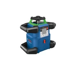 Bosch GRL4000-90CH 18V REVOLVE4000 Lithium-Ion Cordless Connected Self Leveling Green Beam Rotary Laser Kit (4 Ah) And 8 Cell Batteries -Tool Store bshngrl4000 90ch g