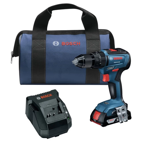 Bosch GSB18V-490B12 18V EC Brushless Lithium-Ion 1/2 In. Cordless Hammer Drill Driver Kit (2 Ah) 1 Bosch GSB18V-490B12 18V EC Brushless Lithium-Ion 1/2 In. Cordless Hammer Drill Driver Kit (2 Ah)