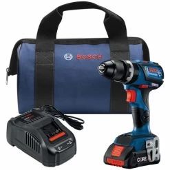Bosch GSB18V-535CB15 18V EC Brushless Lithium-Ion Connected-Ready 1/2 In. Cordless Hammer Drill Driver With CORE18V 4 Ah Compact Battery