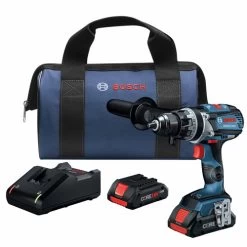 Bosch GSR18V-755CB25 18V Lithium-Ion Connected-Ready Brute Tough 1/2 In. Cordless Drill Driver Kit (4 Ah)
