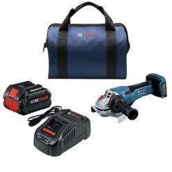 Bosch GWS18V-13PB14 18V PROFACTOR Brushless Lithium-Ion 5 - 6 In. Cordless Angle Grinder With Paddle Switch (8 Ah)