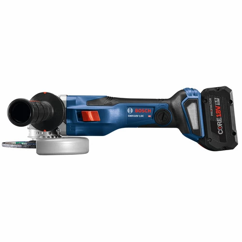 Bosch GWX18V-13CB14 18V PROFACTOR X-LOCK Brushless Lithium-Ion 5 - 6 In. Cordless Angle Grinder Kit With Slide Switch (8 Ah) 3 Bosch GWX18V-13CB14 18V PROFACTOR X-LOCK Brushless Lithium-Ion 5 - 6 In. Cordless Angle Grinder Kit With Slide Switch (8 Ah) - Image 3