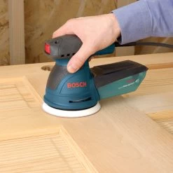 Bosch ROS20VSC 5 In. VS Palm Random Orbit Sander Kit With Canvas Carrying Bag -Tool Store bshnros20vsc b