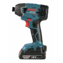 Factory Reconditioned Bosch 25618-02-RT 18V Lithium-Ion 1/4 In. Impact Driver With SlimPack Batteries -Tool Store bshr25618 02 rt b
