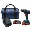 Factory Reconditioned Bosch DDS181A-01-RT 18V 4.0 Ah Compact Tough Cordless Li-Ion 1/2 In. Drill Driver Kit