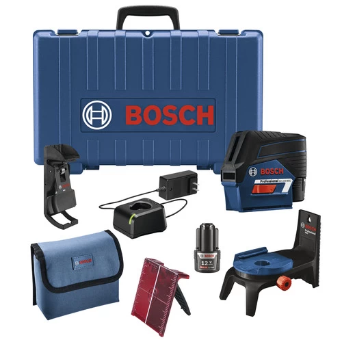 Factory Reconditioned Bosch GCL100-80C-RT 12V Max Lithium-Ion 100 Ft Cordless Cross-Line Laser With Plumb Points Kit (2 Ah) 1 Factory Reconditioned Bosch GCL100-80C-RT 12V Max Lithium-Ion 100 Ft Cordless Cross-Line Laser With Plumb Points Kit (2 Ah)