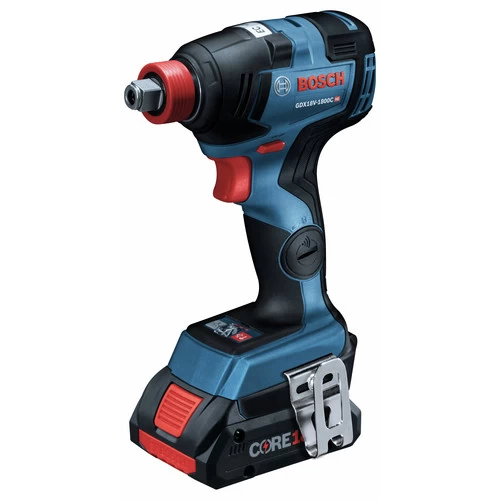 Factory Reconditioned Bosch GDX18V-1800CB15-RT 18V EC Brushless Lithium-Ion 1/4 In. And 1/2 In. Cordless Two-In-One Socket Impact Driver Kit (4 Ah) 2 Factory Reconditioned Bosch GDX18V-1800CB15-RT 18V EC Brushless Lithium-Ion 1/4 In. And 1/2 In. Cordless Two-In-One Socket Impact Driver Kit (4 Ah) - Image 2