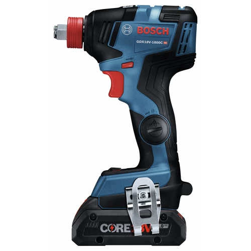 Factory Reconditioned Bosch GDX18V-1800CB15-RT 18V EC Brushless Lithium-Ion 1/4 In. And 1/2 In. Cordless Two-In-One Socket Impact Driver Kit (4 Ah) 3 Factory Reconditioned Bosch GDX18V-1800CB15-RT 18V EC Brushless Lithium-Ion 1/4 In. And 1/2 In. Cordless Two-In-One Socket Impact Driver Kit (4 Ah) - Image 3