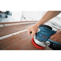 Factory Reconditioned Bosch GEX33-5N-RT 120V 3.3 Amp Variable Speed 5 In. Corded Multi-Hole Random Orbit Sander/Polisher -Tool Store bshrgex33 5n rt f