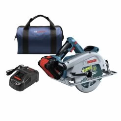 Factory Reconditioned Bosch GKS18V-25CB14-RT PROFACTOR 18V Strong Arm Brushless Lithium-Ion 7-1/4 In. Cordless Circular Saw Kit (8 Ah)