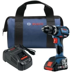 Factory Reconditioned Bosch GSB18V-535CB15-RT 18V Lithium-Ion Brushless 1/2 In. Cordless Hammer Drill Driver Kit (4 Ah)