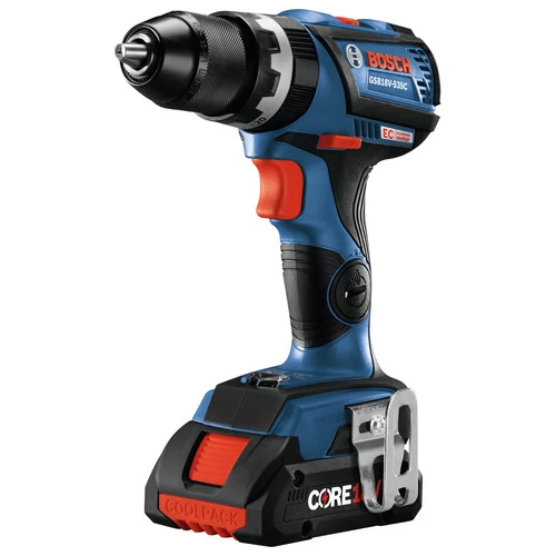 Factory Reconditioned Bosch GSB18V-535CB15-RT 18V Lithium-Ion Brushless 1/2 In. Cordless Hammer Drill Driver Kit (4 Ah) 2 Factory Reconditioned Bosch GSB18V-535CB15-RT 18V Lithium-Ion Brushless 1/2 In. Cordless Hammer Drill Driver Kit (4 Ah) - Image 2