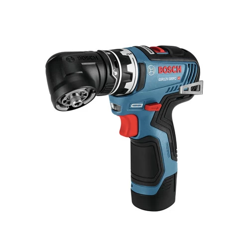 Factory Reconditioned Bosch GSR12V-300FCB22-RT Flexiclick 12V Max EC Brushless Lithium-Ion 5-In-1 Cordless Drill Driver System Kit With 2 Batteries (2 Ah) 7 Factory Reconditioned Bosch GSR12V-300FCB22-RT Flexiclick 12V Max EC Brushless Lithium-Ion 5-In-1 Cordless Drill Driver System Kit With 2 Batteries (2 Ah) - Image 7