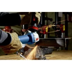 Factory Reconditioned Bosch GWS10-45PE-RT 10 Amp 4-1/2 In. Angle Grinder With Paddle Switch -Tool Store bshrgws10 45pe rt c