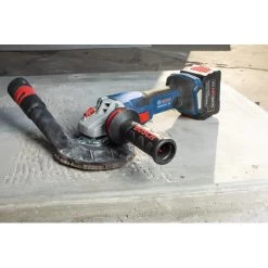 Factory Reconditioned Bosch GWS18V-13CN-RT PROFACTOR 18V Spitfire Connected-Ready Brushless Lithium-Ion 5 - 6 In. Cordless Angle Grinder With Slide Switch (Tool Only) -Tool Store bshrgws18v 13cn rt e