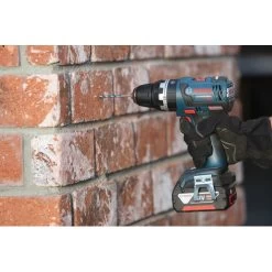 Factory Reconditioned Bosch HDS182-02-RT 18V Lithium-Ion Brushless Compact Tough 1/2 In. Cordless Hammer Drill Driver Kit (2 Ah) -Tool Store bshrhds182 02 rt b