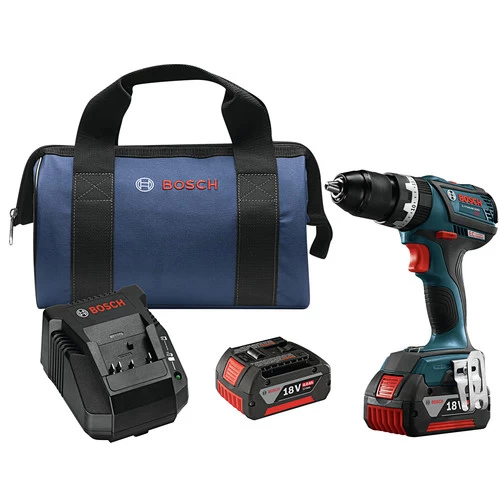 Factory Reconditioned Bosch HDS183-01-RT 18V EC Brushless Lithium-Ion Compact Tough 1/2 In. Cordless Hammer Drill Driver Kit (4 Ah) 1 Factory Reconditioned Bosch HDS183-01-RT 18V EC Brushless Lithium-Ion Compact Tough 1/2 In. Cordless Hammer Drill Driver Kit (4 Ah)