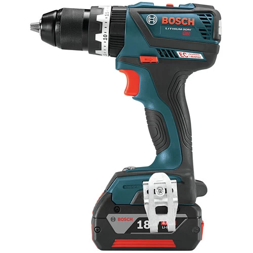 Factory Reconditioned Bosch HDS183-01-RT 18V EC Brushless Lithium-Ion Compact Tough 1/2 In. Cordless Hammer Drill Driver Kit (4 Ah) 4 Factory Reconditioned Bosch HDS183-01-RT 18V EC Brushless Lithium-Ion Compact Tough 1/2 In. Cordless Hammer Drill Driver Kit (4 Ah) - Image 4