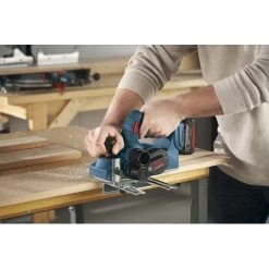 Factory Reconditioned Bosch PLH181K-RT 18V 3-1/4 In. Lithium-Ion Planer Kit -Tool Store bshrplh181k rt c