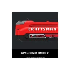 Craftsman CMCB202 20V MAX 2 Ah Lithium-Ion Battery -Tool Store cftncmcb202 c