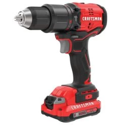Craftsman CMCD731D2 20V MAX Brushless Lithium-Ion 1/2 In. Cordless Hammer Drill Kit With 2 Batteries (2 Ah)