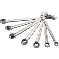 Craftsman CMMT12063L Metric Long Panel Combination Wrench Set - Gunmetal Chrome (7-Piece)