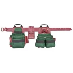 CLC 54531X 17 Pocket - Top Of The Line Pro Framer’s Ballistic Nylon Combo Tool Belt System-XL
