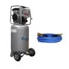 California Air Tools 20020H 20 Gallon 2 HP Ultra Quiet And Oil-Free Steel Tank Air Compressor Hose Kit