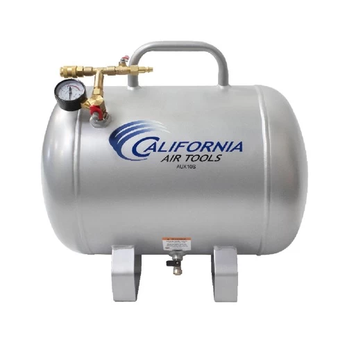 California Air Tools AUX10S 10 Gallon 125 PSI Steel Portable Air Compressor Tank 4 California Air Tools AUX10S 10 Gallon 125 PSI Steel Portable Air Compressor Tank - Image 4