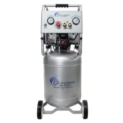 California Air Tools 10020C 2 HP 10 Gallon Ultra Quiet And Oil-Free Steel Tank Dolly Air Compressor