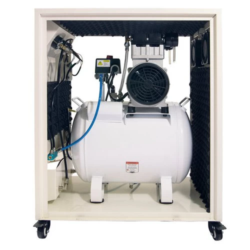 California Air Tools 10020SPC 2 HP 10 Gallon Ultra Quiet And Oil-Free Dolly Air Compressor With Sound Proof Cabinet 2 California Air Tools 10020SPC 2 HP 10 Gallon Ultra Quiet And Oil-Free Dolly Air Compressor With Sound Proof Cabinet - Image 2