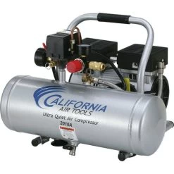 California Air Tools 2010A 1 HP 2 Gallon Ultra Quiet And Oil-Free Aluminum Tank Hand Carry Air Compressor