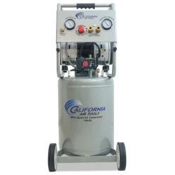 California Air Tools CAT-10020CAD 2 HP 10 Gallon Ultra Quiet And Oil-Free Dolly Air Compressor With Auto Drain