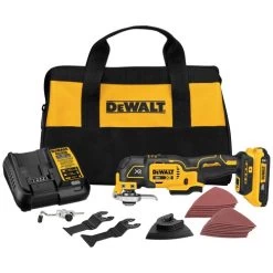 Dewalt DCS356SD1 20V MAX XR Brushless Lithium-Ion Cordless 3-Speed Oscillating Multi-Tool Kit (2 Ah)