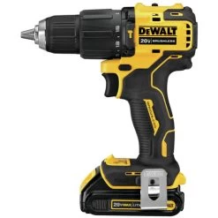 Dewalt DCD709C2 20V MAX ATOMIC Brushless Lithium-Ion Cordless Compact 1/2 In. Hammer Drill/Driver Kit (1.5 Ah) -Tool Store dewndcd709c2 g