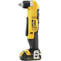 Dewalt DCD740C1 20V MAX Lithium-Ion Compact 3/8 In. Cordless Right Angle Drill Kit (1.5 Ah) -Tool Store dewndcd740c1 b