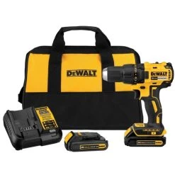 Tool Store 8 Dewalt DCD777C2 20V MAX Brushless Lithium-Ion 1/2 In. Cordless Drill Driver Kit With 2 Batteries (1.5 Ah)